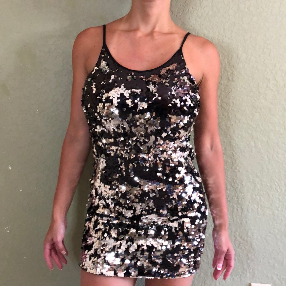 Silver Sequence Dress